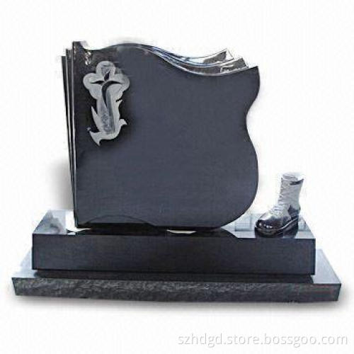 Polished Tombstones with Headstone Components, Available in Various Colors